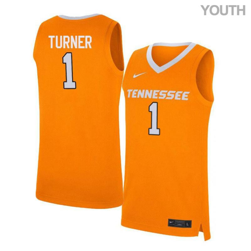 Lamonte Turner 1 Tennessee Volunteers Elite Basketball Youth Jersey - Orange