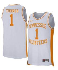 Lamonte Turner 1 Tennessee Volunteers Retro Elite Basketball Men Jersey - White