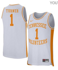 Lamonte Turner 1 Tennessee Volunteers Retro Elite Basketball Youth Jersey - White