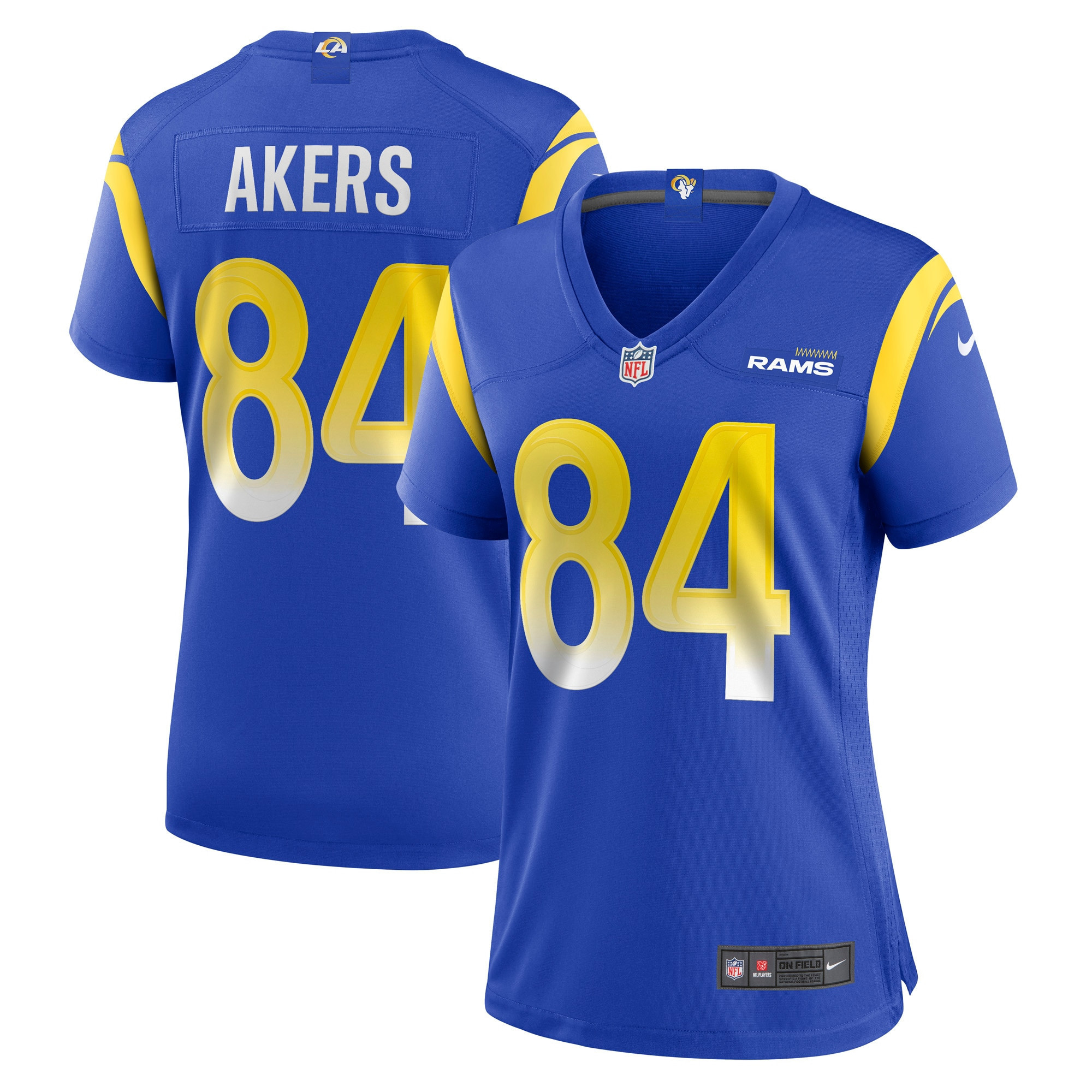 Landen Akers Los Angeles Rams Womens Game Jersey - Royal Nfl