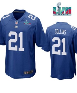 Landon Collins 21 New York Giants Super Bowl LVII Super Bowl LVII Royal Men Game Jersey