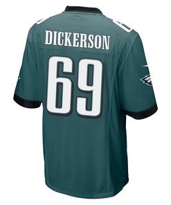 Landon Dickerson 69 Philadelphia Eagles Super Bowl LVII Champions 2 Stars Men Game Jersey - Midnight Green