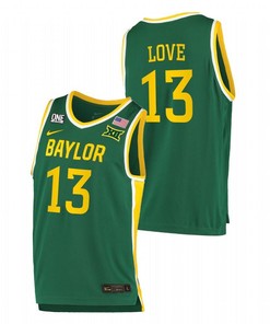Langston Love 13 Baylor Bears 2023 College Basketball Men Jersey - Green