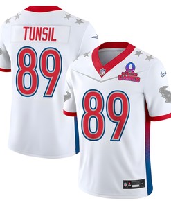 Laremy Tunsil 89 Texans Pro Bowl 2023 Patch Men Jersey - White
