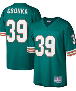 Larry Csonka Miami Dolphins Mitchell & Ness 1972 Legacy Replica Jersey - Aqua Nfl