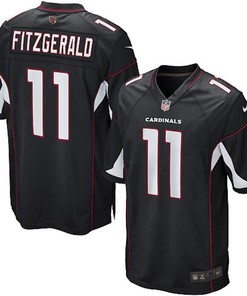 Larry Fitzgerald Arizona Cardinals Nike Alternate Game Jersey - Black