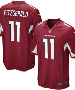 Larry Fitzgerald Arizona Cardinals Nike Youth Team Color Game Jersey - Cardinal