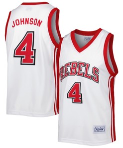 Larry Johnson Unlv Rebels Original Retro Brand Alumni Commemorative Replica Basketball Jersey - White Ncaa