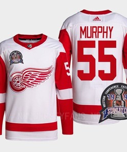 Larry Murphy 55 1997 Stanley Cup Detroit Red Wings Red Jersey 25th Anniversary