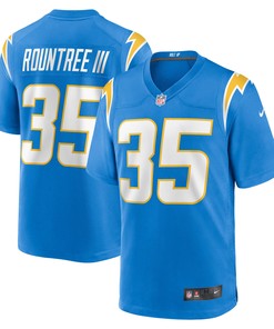 Larry Rountree Iii Los Angeles Chargers Game Jersey - Powder Blue Nfl