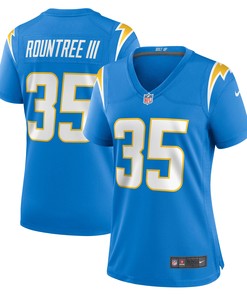 Larry Rountree Iii Los Angeles Chargers Womens Game Jersey - Powder Blue Nfl