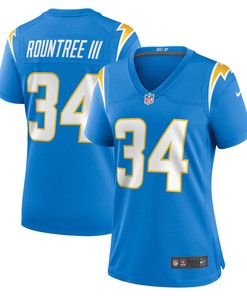 Larry Rountree Iii Los Angeles Chargers Womens Player Game Jersey - Powder Blue Nfl
