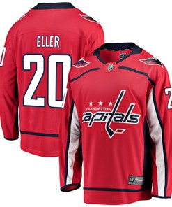 Lars Eller Washington Capitals Fanatics Branded Home Breakaway Player Jersey - Red Nhl