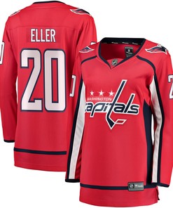 Lars Eller Washington Capitals Fanatics Branded Womens Breakaway Player Jersey - Red Nhl