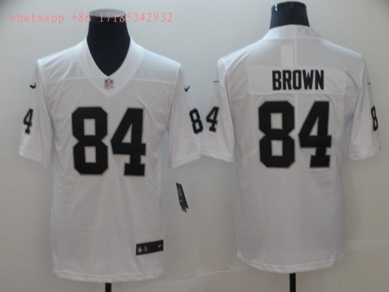 Las Vegas Raiders Antonio Brown #84 Nfl White Jersey Jersey