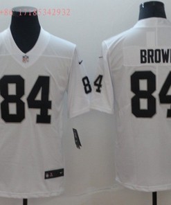 Las Vegas Raiders Antonio Brown #84 Nfl White Jersey Jersey