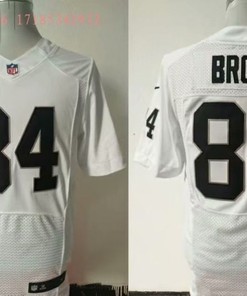 Las Vegas Raiders Antonio Brown #84 Nfl White Jersey Jersey