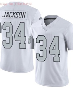 Las Vegas Raiders Bo Jackson #34 Nfl White Jersey Jersey