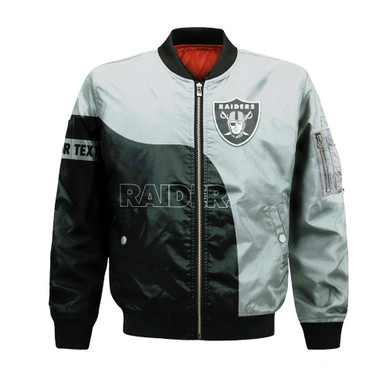 Las Vegas Raiders Bomber Curve Style Custom- NFL