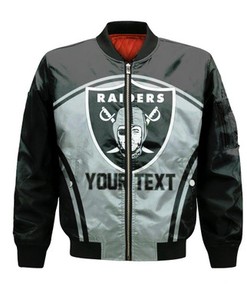 Las Vegas Raiders Bomber Curve Style Sport- NFL