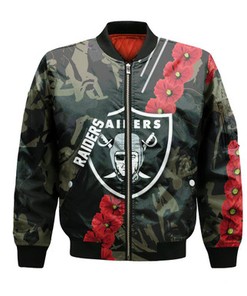 Las Vegas Raiders Bomber Sport Style Keep Go on- NFL