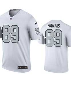 Las Vegas Raiders Bryan Edwards White Color Rush Legend Jersey