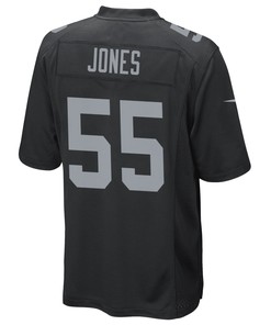 Las Vegas Raiders Chandler Jones 55 Game Jersey - Black Jersey