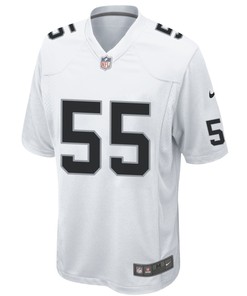 Las Vegas Raiders Chandler Jones 55 Game Jersey - White Jersey