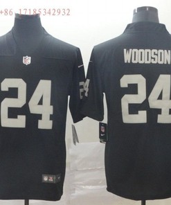 Las Vegas Raiders Charles Woodson #24 Nfl Black Jersey Jersey