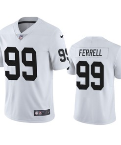 Las Vegas Raiders Clelin Ferrell 99 White Vapor Limited Jersey