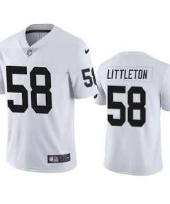 Las Vegas Raiders Cory Littleton White Vapor Untouchable Limited Jersey