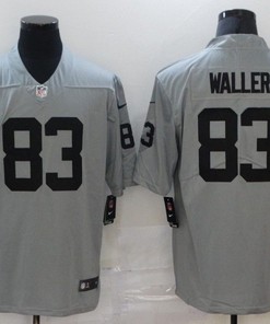 Las Vegas Raiders Darren Waller #83 Nfl 2020 Grey Jersey