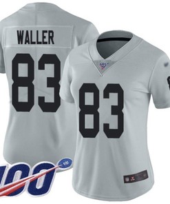 Las Vegas Raiders Darren Waller #83 Nfl Grey Womens Jersey Jersey