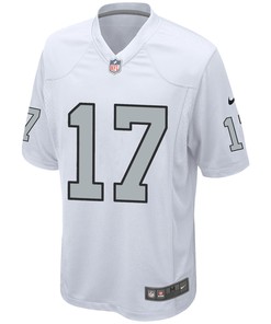 Las Vegas Raiders Davante Adams 17 Alternate Game Jersey - White Jersey