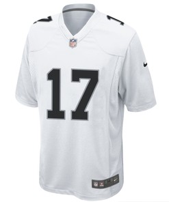 Las Vegas Raiders Davante Adams 17 Game Jersey - White Jersey