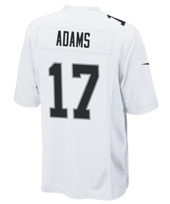 Las Vegas Raiders Davante Adams 17 Game Jersey - White Jersey