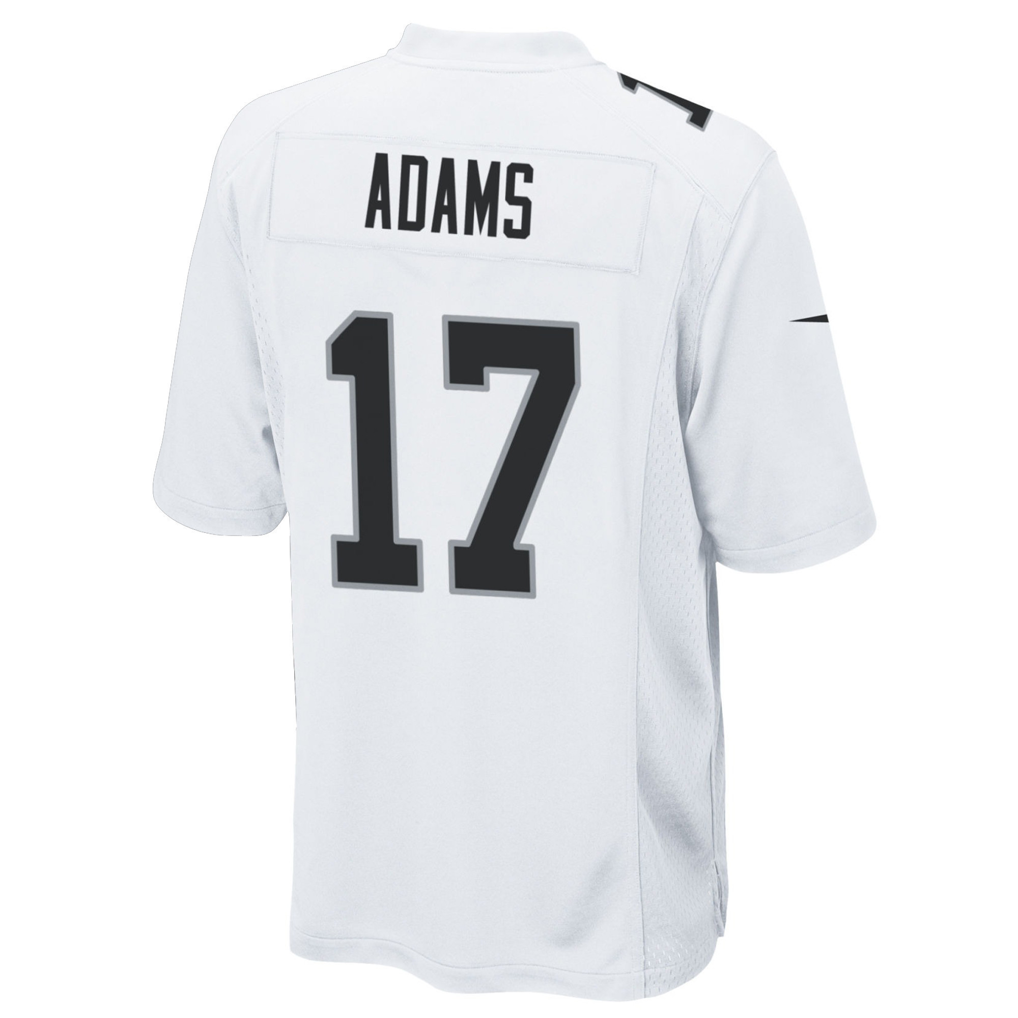 Las Vegas Raiders Davante Adams 17 Game Jersey - White Jersey