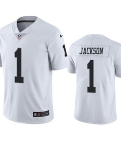 Las Vegas Raiders DeSean Jackson 1 White Vapor Limited Jersey