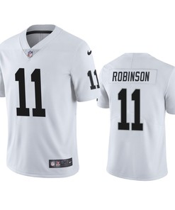 Las Vegas Raiders Demarcus Robinson 11 White Vapor Limited Jersey