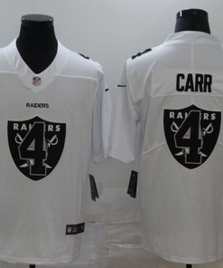 Las Vegas Raiders Derek Carr #4 Nfl 2020 White Jersey