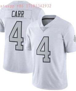 Las Vegas Raiders Derek Carr #4 Nfl White Jersey Jersey