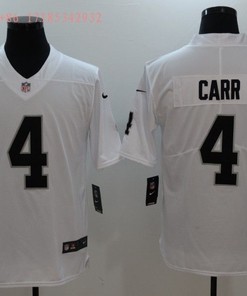 Las Vegas Raiders Derek Carr #4 Nfl White Jersey Jersey