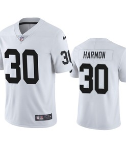 Las Vegas Raiders Duron Harmon 30 White Vapor Limited Jersey