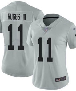 Las Vegas Raiders Henry Ruggs Iii #11 Nfl 2020 Light Grey Womens Jersey