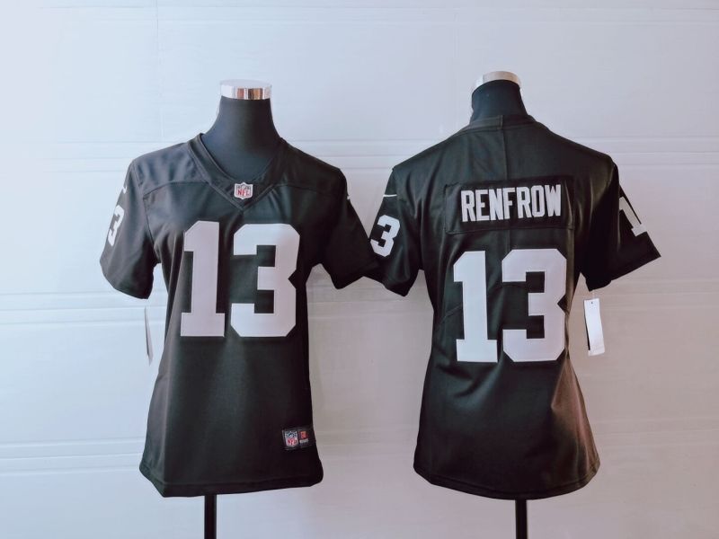 Las Vegas Raiders Hunter Renfrow #13 Nfl 2020 Black Womens Jersey