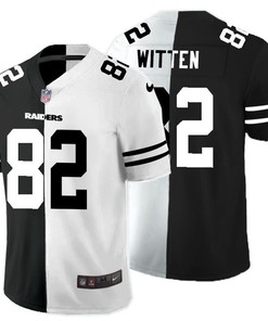 Las Vegas Raiders Jason Witten #82 Nfl 2020 Black And White Jersey