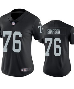 Las Vegas Raiders John Simpson Black Vapor Untouchable Limited Jersey