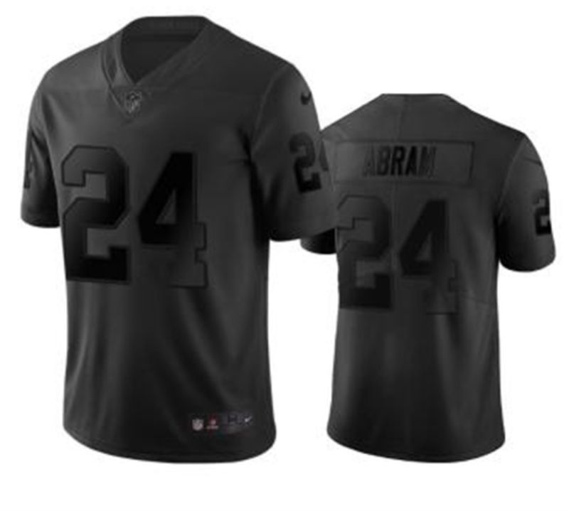 Las Vegas Raiders Johnathan Abram 24 Nfl 2020 Black Jersey Bluefink