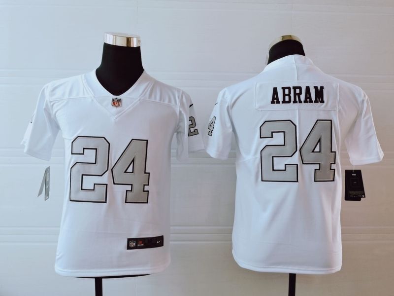 Las Vegas Raiders Johnathan Abram #24 Nfl 2020 White Jersey