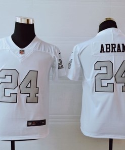 Las Vegas Raiders Johnathan Abram #24 Nfl 2020 White Jersey